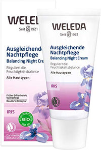 Thumbnail for WELEDA Bio Iris Balancing Night Cream, rich natural cosmetic moisturizer to regenerate and soothe dry skin, night cream with nutrients to combat wrinkles (1 x 30 ml) on sale