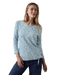 Thumbnail for CECIL Damen B322076 Gestreiftes Shirt, Multicolor Blue, EU im Sale
