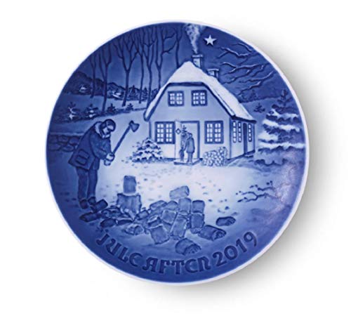 Royal Copenhagen 1027173 Collectible 2019 Weihnachtsteller, Porzellan, Blau im Sale