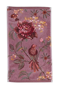 Thumbnail for Pip Studio Secret Garden Gästehandtuch Mauve 30x50cm (1 Stück) im Sale