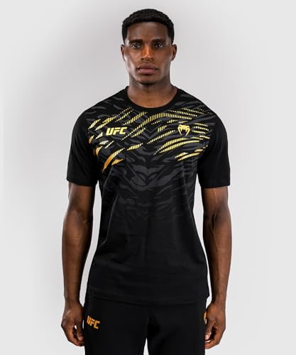 Venum Herren Mens Replica Short Sleeve T-Shirt, Schwarz/Gold, EU im Sale