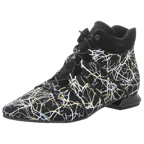 Simen Damen Stiefeletten schwarz-Weiss Gr. 37 im Sale