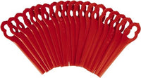 Thumbnail for Original Einhell replacement blade set (grass trimmer accessories, 20x plastic blades, for cordless grass trimmers GE-CT 18 Li, GC-CT 18/24 Li, GC-CT 18/24 Li P, cutting width 24 cm) on sale