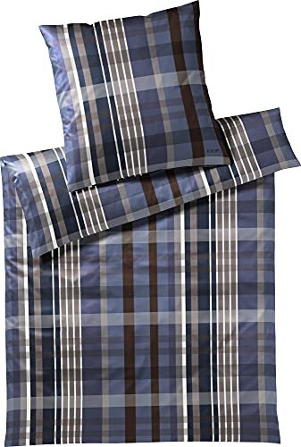 JOOP! Bed linen Checks 4098 | 2 Ocean - 135 x 200 on sale