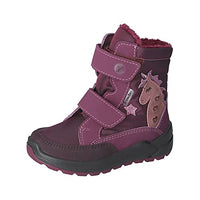 Thumbnail for RICOSTA Mädchen Winterstiefel Annika, Kinder Boots, Weite: Mittel, lose Einlage, Sympatex, Blinklicht, Nautic/Marine (170), 29 EU im Sale