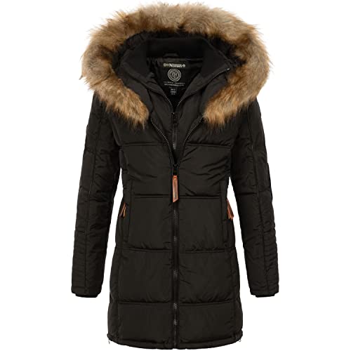 Geographical Norway women's winter jacket with UD Beanie Cora Black on sale
