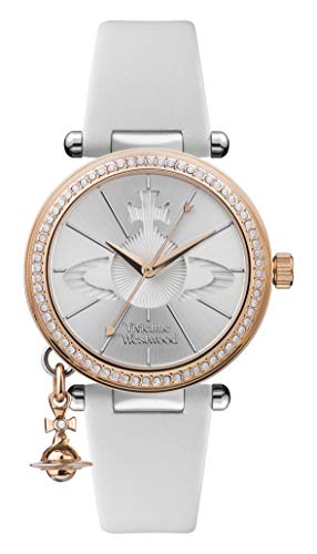 Vivienne Westwood Women's Analog Quartz Watch with Leather Strap VV006RSWH on Sale