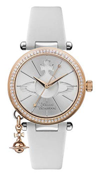 Thumbnail for Vivienne Westwood Damen Analog Quarz Uhr mit Leder Armband VV006RSWH im Sale
