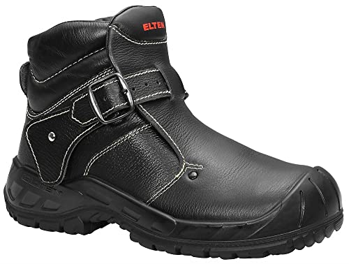 ELTEN Sicherheitsschuhe CARL S3 HI, Herren, Leder, Stahlkappe, leicht, robust, Schwarz, im Sale