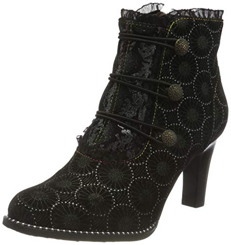 LAURA VITA Damen ALCBANEO 2302 Ankle Boot, Kaki, 35 EU im Sale