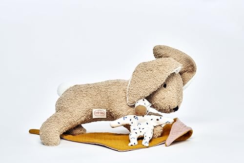 Käthe Kruse Holly Hase Liegend – Weiches Kuscheltier aus Baumwollfrottee, Oeko-TEX 100 Zertifiziert, Mit Mini-Püppchen, Für Kinder Ab 0 Monaten im Sale