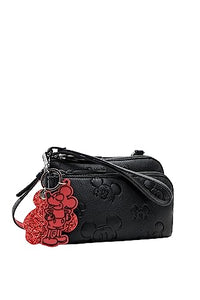 Thumbnail for Desigual Women's Mone_All Mickey Linda Bi-Fold Wallet, Black im Sale