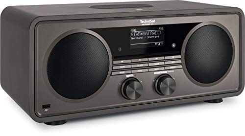 TechniSat DIGITRADIO 631 - Stereo Internetradio (DAB, UKW, 70 Watt 2.1 System m. Subwoofer, CD, USB, Bluetooth-Streaming, AUX, WLAN, Wecker, Spotify Connect, Fernbedienung) anthrazit im Sale