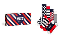 Thumbnail for Happy Socks Unisex 4-Pack Classic Navy Gift Set Socken, gestreift, 7-11 (4er Pack) im Sale
