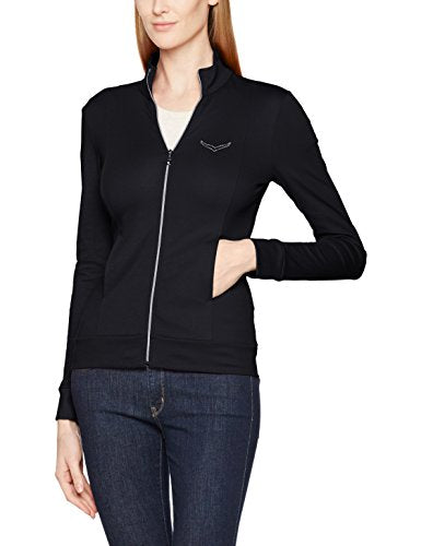 Trigema Damen Jacke veredelt mit Swarovski Kristallen im Sale