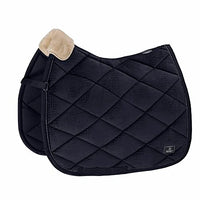 Thumbnail for Eskadron saddle pad Velvet Croco Platinum 22 Navy D on sale