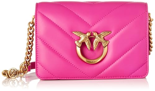 Pinko Women's Sheep Nappa Love Click Mini SCHAFNAPPA BI, D01Q_Biscotto ZENZERO-Antique Gold on sale