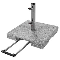 Thumbnail for Doppler Active Trolley Granite Base – 30 kg with Extendable Handle and Wheels – For Parasols – Rustproof