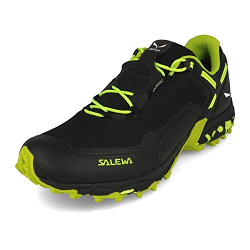 Salewa MS Speed Beat Gore-TEX Herren Traillaufschuhe, Schwarz (Black Out/Fluo Yellow), 45 EU im Sale
