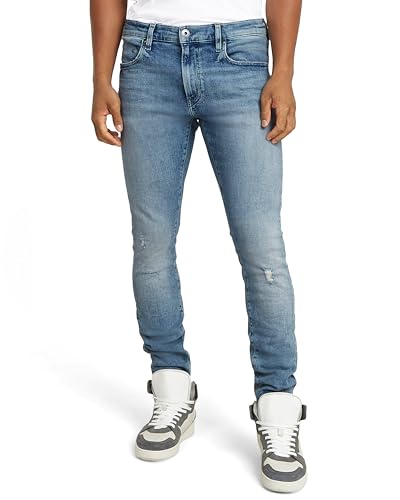G-STAR Herren Revend FWD Skinny Jeans Blau 33W / 32 im Sale