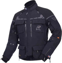 Thumbnail for Rukka Gore-Tex PRO Motorradjacke ECUADO-R 3-Lagen-Laminat Cordura CE AA mit Taillengürtel und D3O Air XTR Protektoren, schwarz, 54 im Sale