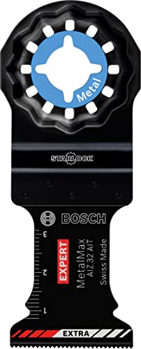 Bosch 1x EXPERT MetalMax AIZ 32 AIT plunge-cut saw blades (for steel, stainless steel, width 32 mm, professional accessory multi-function tool) on sale