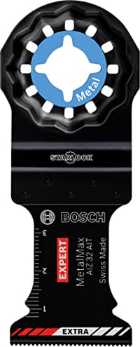 Thumbnail for Bosch 1x EXPERT MetalMax AIZ 32 AIT plunge-cut saw blades (for steel, stainless steel, width 32 mm, professional accessory multi-function tool) on sale
