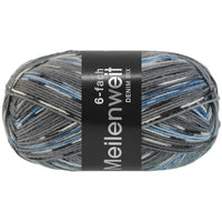 Thumbnail for MEILENWEIT 6-ply 150g SPECIAL print 9628 - Denim Mix on Sale