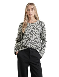 Thumbnail for STREET ONE Damen A303053 Sweatshirt mit Leo-Muster,Mehrfarbig, 40 im Sale