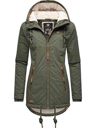 Ragwear women's warm winter jacket short waterproof with hood Zuzka Winter Navy22 on sale
