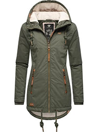 Thumbnail for Ragwear women's warm winter jacket short waterproof with hood Zuzka Winter Navy22 on sale