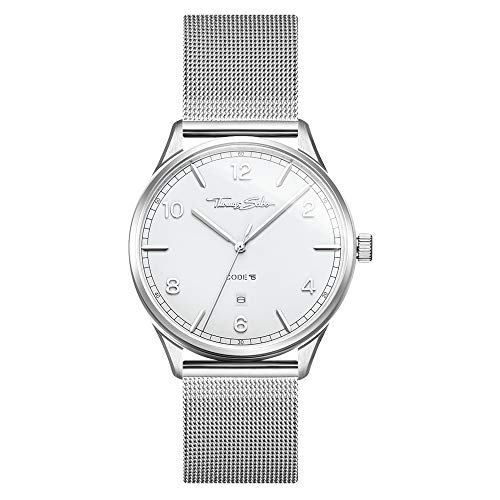 Thomas Sabo Unisex Armbanduhr Code TS Analog Quarz Edelstahl WA0338-201-202-40 im Sale