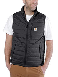 Thumbnail for Carhartt Herren Rain Defender leichte, isolierte Weste, Schwarz, im Sale