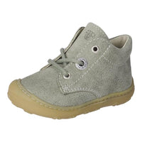Thumbnail for RICOSTA girls' and boys' boots Cory, children's first walker shoes, width: medium, loose insole, terracare, lace-up boots, eucalyptus (530), 23 EU on sale