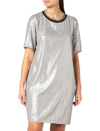 Thumbnail for comma chiffon dress with sequins on sale