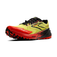 Thumbnail for Brooks Herren Catamount 3 Sneaker, Acid Lime Cherry Tomato Black, EU im Sale