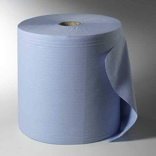 Fripa Putzrolle 3-lagig 380mx36cm blau 1000 Abrisse im Sale