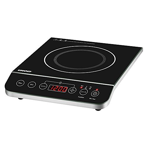 Unold 58105 Induction Hob Elegance - Glass ceramic, induction compatible, touchpad control panel, 10 power levels from 200 W to 2,000 W, 10 temperature levels from 60° C to 240° C, overheating protection on sale