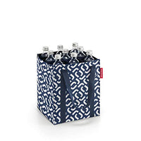 Thumbnail for reisenthel bottlebag signature navy - 9 compartments, easy bottle recycling, carrying straps on sale