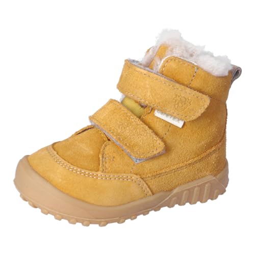 RICOSTA Jungen Winterstiefel DOMI, Kinder Lauflernschuhe, Weite: Weit, CareTEX, Winterboots, Outdoor-Kinderschuhe, warm, gefüttert, Mustard (760), 26 EU im Sale