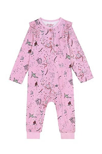 Thumbnail for Cath Kidston Frill Sault Celestial Baby-Schlafanzug mit Rüschen, 0-3 Monate, Rosa, rose, 0 Monate im Sale