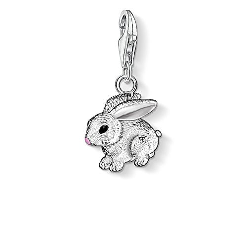 Thomas Sabo Damen Charm-Anhänger Hase Charm Club 925 Sterling Silber 0819-007-12 im Sale