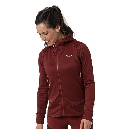 Salewa Unisex Puez Polarlite Hooded Jacket Women, Syrah, EU im Sale