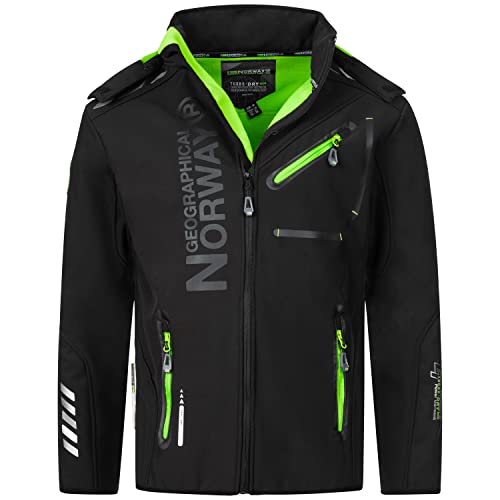 Geographical Norway Men's Softshell Jacket with urbandreamz Beanie - RO Black - on Sale