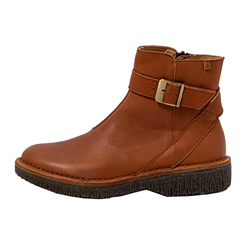 El Naturalista Damen Biker Boots Volcano, Frauen Stiefeletten,Wechselfußbett,Warmfutter,flach,Stiefel,Bootee,Booties,Toffee,41 im Sale
