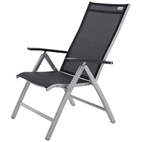 Thumbnail for Doppler Folding Chair Expert I Garden Folding Chair in Silver I Patio Chair Foldable I High-Back Garden Chair I Premium Balcony Furniture Space-Saving I Garden Folding Chairs with High Backrest on Sale