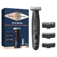 Thumbnail for Gillette King C Style Master, Bartschneider, Stoppelschneider & Elektrorasierer mit einer 4D-Klinge, inklusive 3 Kammaufsätzen