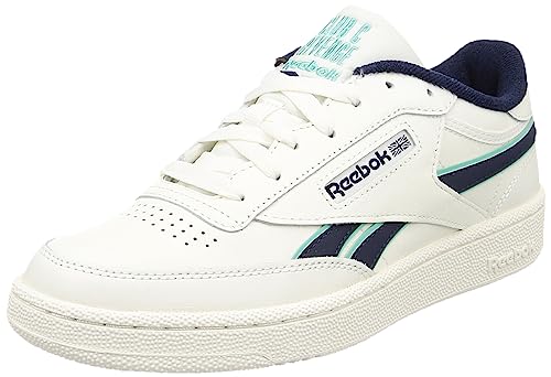 Reebok Herren Club C Revenge Sneaker,Chalk Vector Navy Cyber Mint F23,44.5 EU im Sale