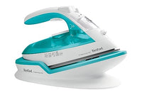 Thumbnail for Tefal FV6520 Freemove Air Cordless Steam Iron | 2400 W | 25 g/min continuous steam | 115 g/min steam boost | Cordless technology | Automatic shut-off | Turquoise/White on sale