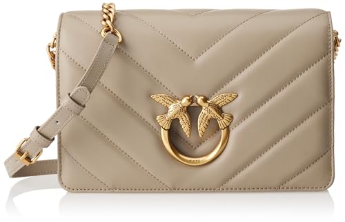 Pinko Women's Sheep Nappa Love Click Classic SHEEP NAPPA, I68Q_Noce-Antique Gold on Sale